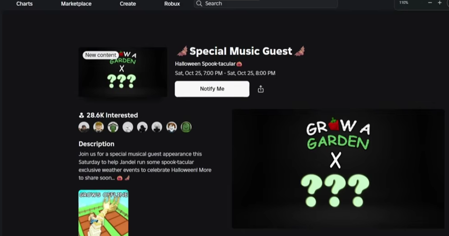 Grow a Garden Announces HUGE Celebrity Event & Great Pumpkin Seed Update!