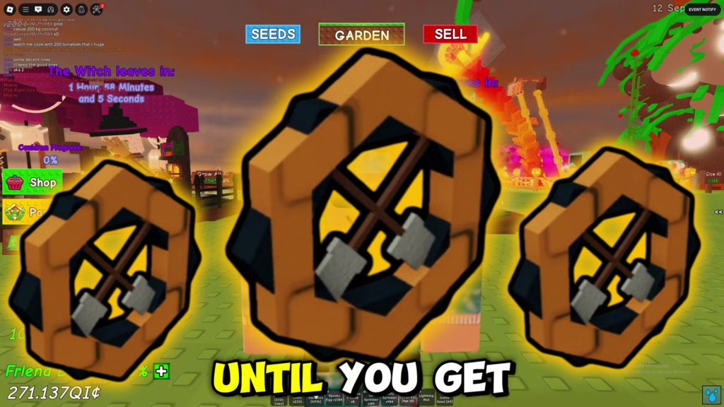 Grow a Garden: BROKEN Halloween Event Farm – Get Unlimited Gear Boxes & Spooky Eggs!